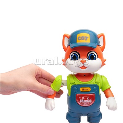 Интерактивная игрушка  "Кот" в коробке