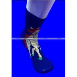 5 ПАР - Носки универсальные ЦВЕТНЫЕ Символ 2026 года арт. 1868