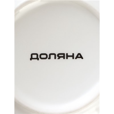 Кружка Доляна «Коты-аристократы», 350 мл, фарфор, белая