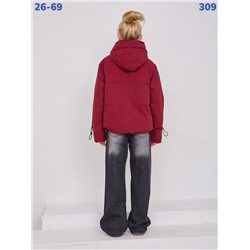 Куртка 309 бордовый