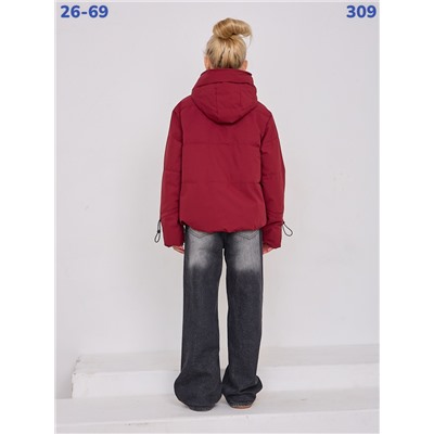 Куртка 309 бордовый