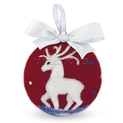 Набор для валяния. Елочная игрушка "Олень"