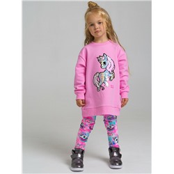 Комплект для девочки: толстовка, леггинсы