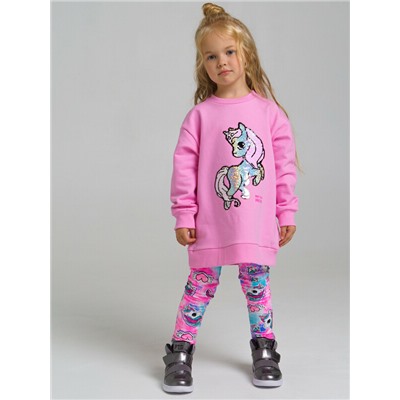Комплект для девочки: толстовка, леггинсы