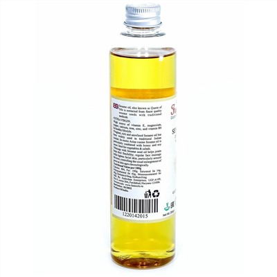 Farm Oils Sesame Oil Extra Virgin / Кунжутное масло Холодного Отжима 250 мл