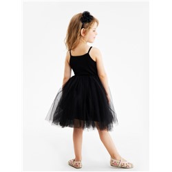 Платье для девочки MINAKU: PartyDress, с пышной юбкой, рост 98-104 см, чёрное