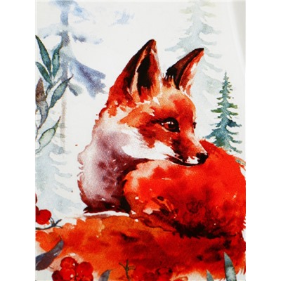 Блюдо новогоднее «Лисичка», 20×15.5×3 см, ручная работа