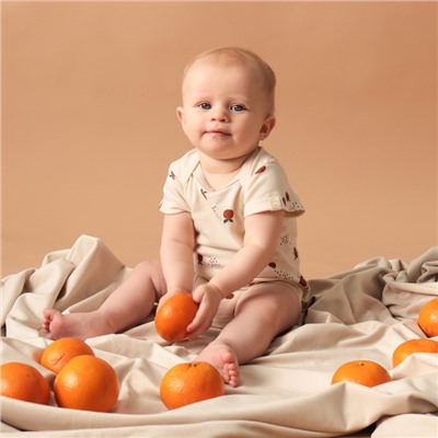Боди Крошка Я Oranges, рост 62-68, молочное