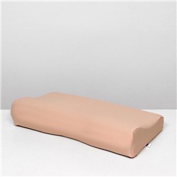 Подушка ортопедическая НТ-ПС-05 «Антихрап», для взрослых, с эффектом памяти и выемкой под плечо, 54×32 см, валики 11/6 см