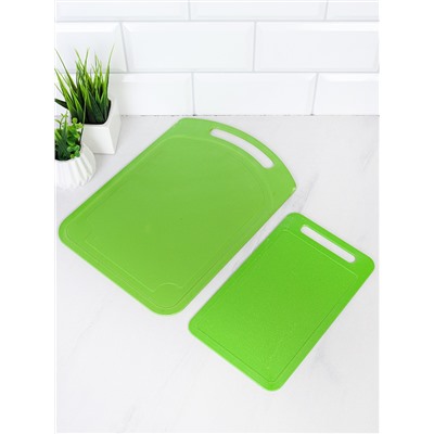 Доска разделочная набор 2 штуки 30х21х04/22х13х03 см / ND2 /уп 48/