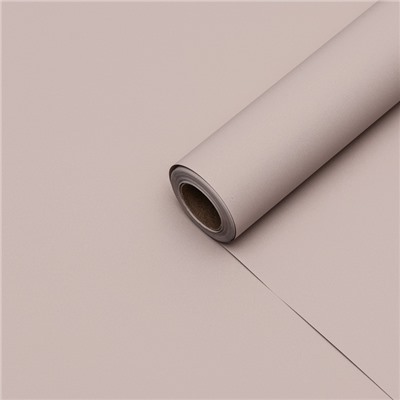 Пленка для цветов и букетов, тонированная, матовая, пепельно-пудровый, 0.5×10 м ±1 см, 65 мкм