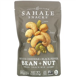 Sahale Snacks, Snack Mix, White Cheddar, Black Pepper Bean + Nut, 4 oz (113 g)