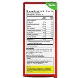 Gaia Herbs, Floradix, Iron Tablets, 80 Tablets