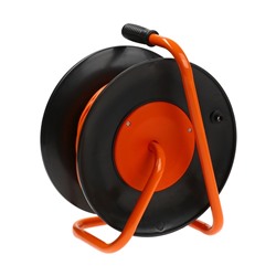 Удлинитель на катушке Luazon Lighting ЕСО, 4 розетки, 20 м, 16 А, ПВС 3×1.5 мм2, с з/к, IP 20, термовыключатель