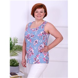 Майка "Сюжет" (Голубой)