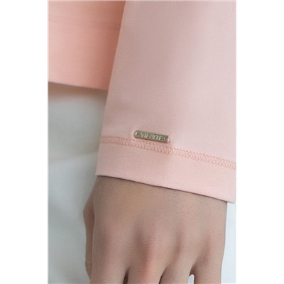 Базовый лонгслив из премиального хлопка с эластаном VILATTE, 1228144