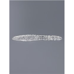 Стельки для обуви, универсальные, силиконовые, на клеевой основе, р-р RU до 48 (р-р Пр-ля до 46), 30 см, пара, прозрачные