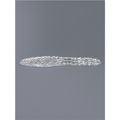 Стельки для обуви, универсальные, силиконовые, на клеевой основе, р-р RU до 48 (р-р Пр-ля до 46), 30 см, пара, прозрачные