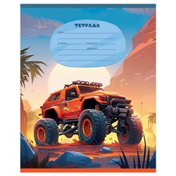 Тетрадь  12л  крупная клетка "Оff-road" 55444 BG