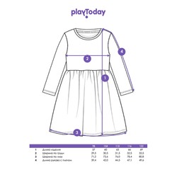 Платье трикотажное для девочек