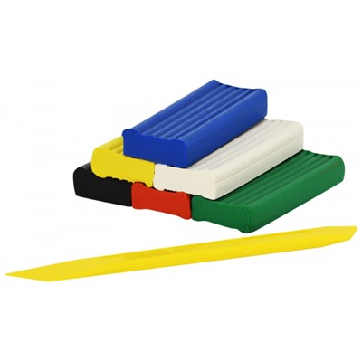 Пластилин   6цв 90 гр. со стеком 3+ ПКМ06-П Каляка-Маляка