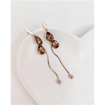 Серьги с кристаллами Swarovski