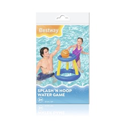 Набор для игр на воде «Баскетбол», d=61 см, корзина, мяч, от 3 лет, 52418 Bestway