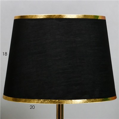 Настольная лампа "Алессандра" E27 40Вт черный 25х25х30 см RISALUX