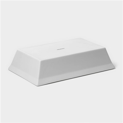 Форма для выпечки Magistro White gloss, 1.6 л, 27×17×6.3 см, жаропрочный фарфор, белая