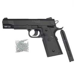 Пистолет пневматический Stalker S1911G кал. 4.5 мм, 3 Дж, корп. пластик, до 120 м/с