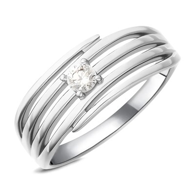 Кольцо, куб.циркон., BY-4723