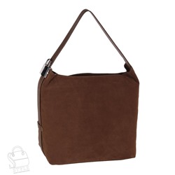 Сумка женская кожаная 3349QAA brown Polina&Eiterou
