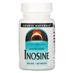 Source Naturals, Athletic Series, инозин, 500 мг, 60 таблеток