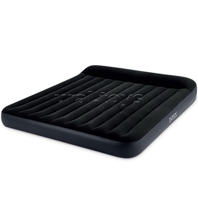 Матрас надувной Pillow Rest Classic Fiber-Tech, 183 х 203 х 25 см, 64144 INTEX