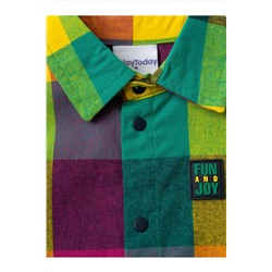 Рубашка текстильная для мальчиков PLAYTODAY, 1239617