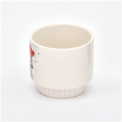 Кружки новогодние керамические «Снежные котики», 2 шт. по 250 мл