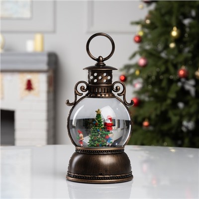 Фигура светодиодная «Сказочные гномы», 20×10.5 см, музыка, батарейки ААх3 (не в комплекте), USB, свечение тёплое белое