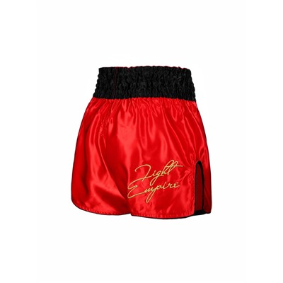 Шорты для тайского бокса FIGHT EMPIRE, р. XS, красные