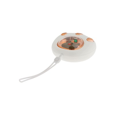 Электрическая портативная грелка для рук, 5 Вт, АКБ, 800 мАч, до 55 °С, USB, белая