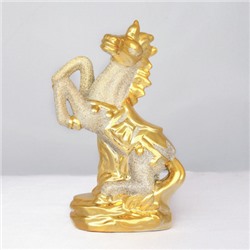 Фигурка Лошадь 18 см золото / W20-13 /уп 60/СИМВОЛ ГОДА 2026