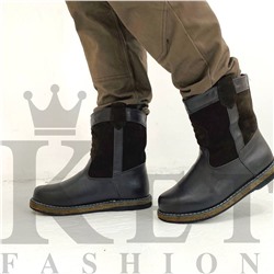 Мини монголки коричневые, войлочная подошва