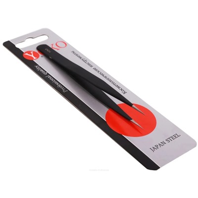 YOKO Пинцет для бровей / SP-012, острый, 12 см 3133