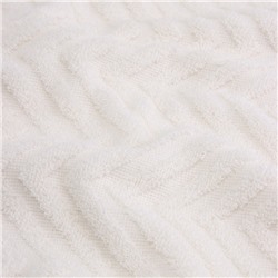 Полотенце махровое SL HOME: Geometry «Блан де Блан», 67×140 см