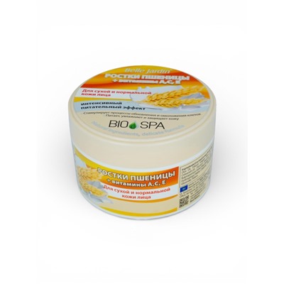 Крем для лица B.J.Bio Spa с ростками пшеницы + витамины А, С, Е, 200 мл