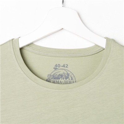 Футболка женская MIST basic, размер 40-42, цвет шалфей