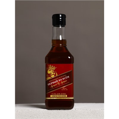 Гель для душа виски «Первый во всем», 500 мл, аромат терпкого парфюма, Чистое счастье