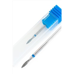 Nail Art Алмазная фреза №6, пуля, синий KRISTALLER, 1107532