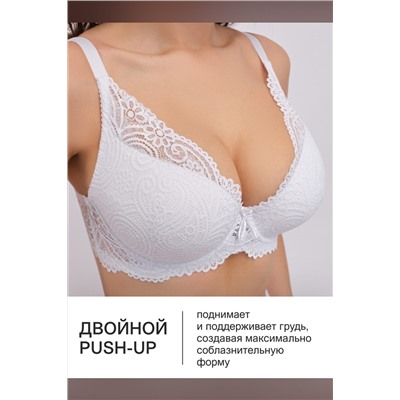 Бюстгальтер кружевной OIRO с пуш-ап ALICE 1032 НАТАЛИ, 1199661