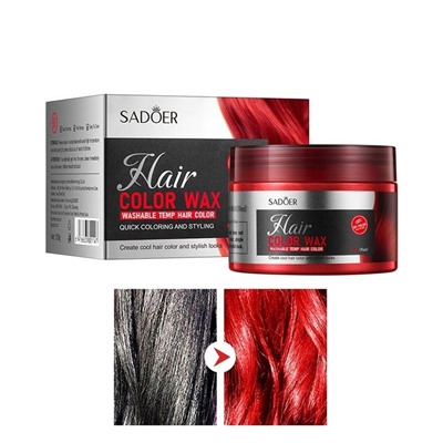Воск для окрашивания волос Sadoer Hair Color Wax