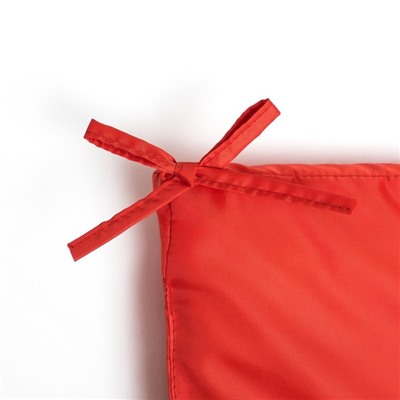 Подушка-матрас водоотталкивающая, 195×63×3.5 см, оксфорд, красная, синтетическое волокно